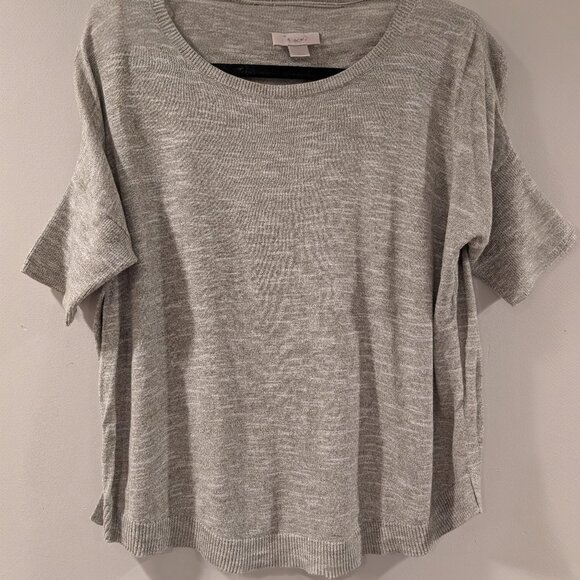 Loft Green Gray Lightweight Sweater - Picture 1 of 3